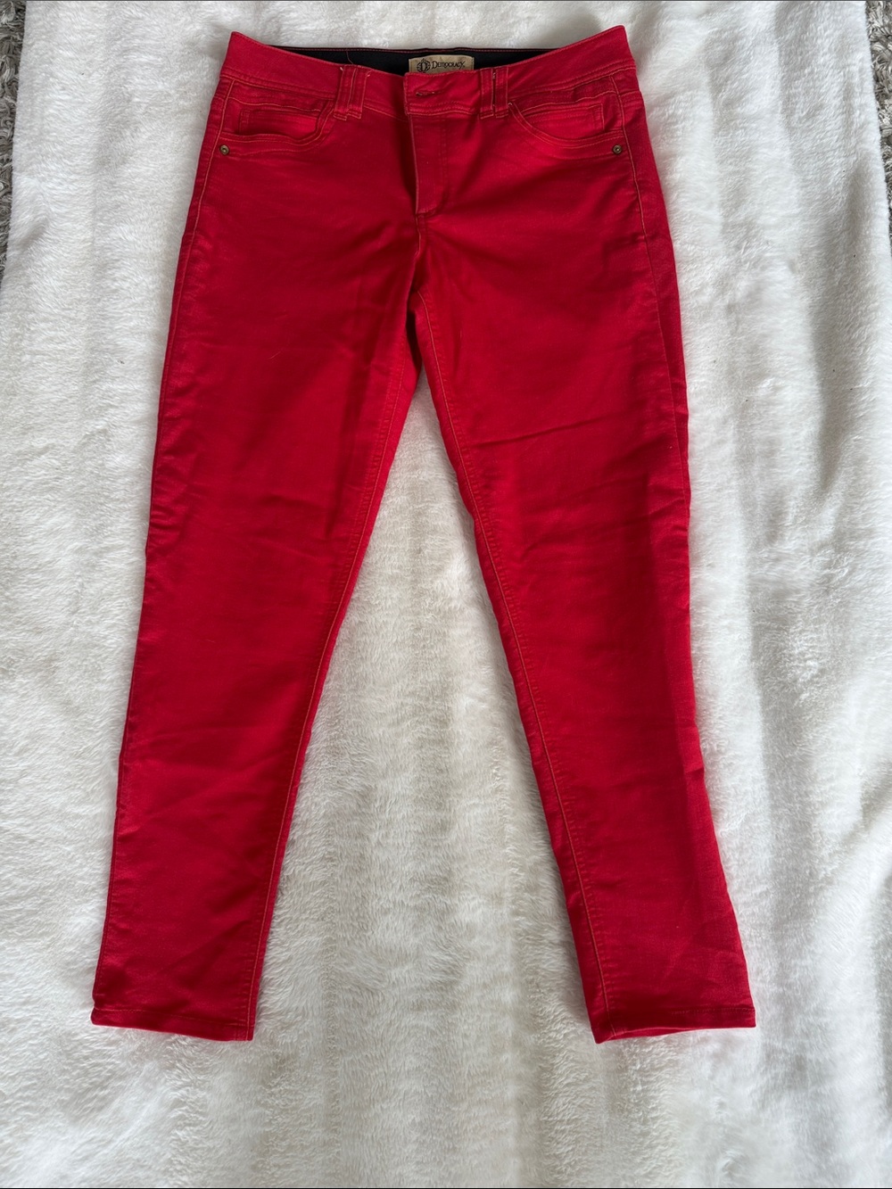 Democracy Red Skinny Pants